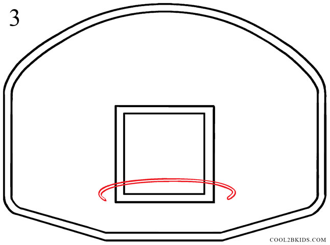 Aro de baloncesto para dibujar - Cool2bKids