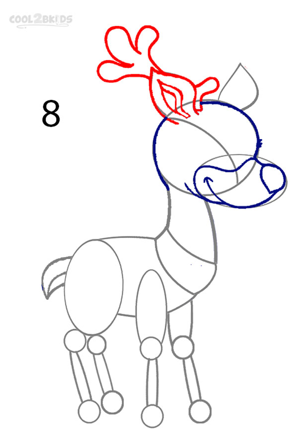 Reno para dibujar - Cool2bKids Reno para dibujar - Cool2bKids