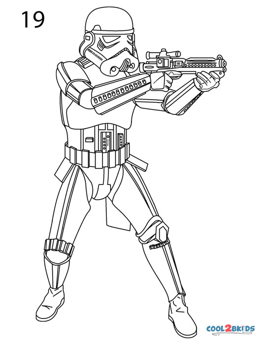 Cómo dibujar un soldado imperial - Cool2bKids