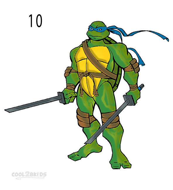 Tortuga Ninja para dibujar - Cool2bKids Tortuga Ninja para dibujar - Cool2bKids