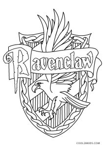 Free Printable Harry Potter Coloring Pages Ravenclaw - Disonancia Sentv3