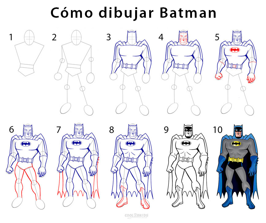 Batman para dibujar - Cool2bKids