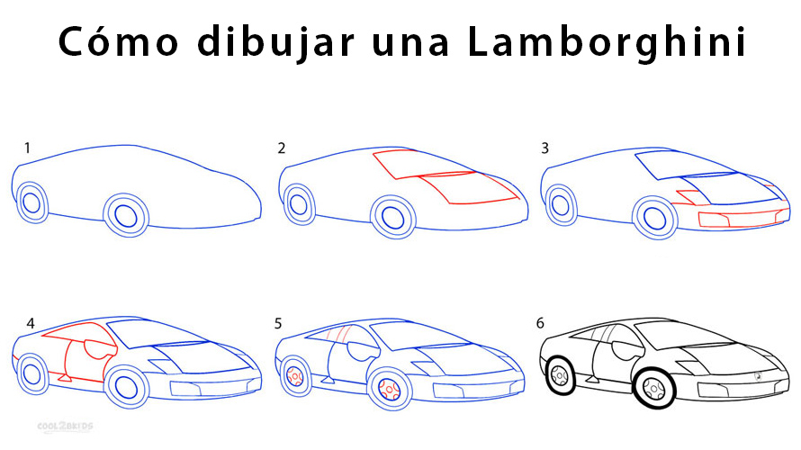 pic Lamborghini Para Dibujar Paso A Paso lamborghini para dibujar cool2bkids