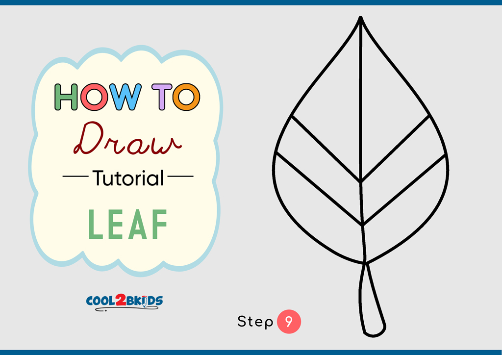 How to Draw a Leaf - Cool2bKids