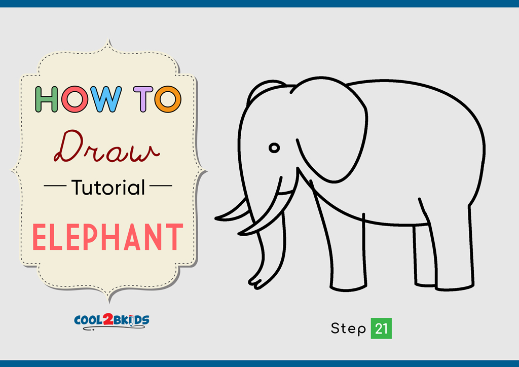 How to Draw an Elephant - Cool2bKids