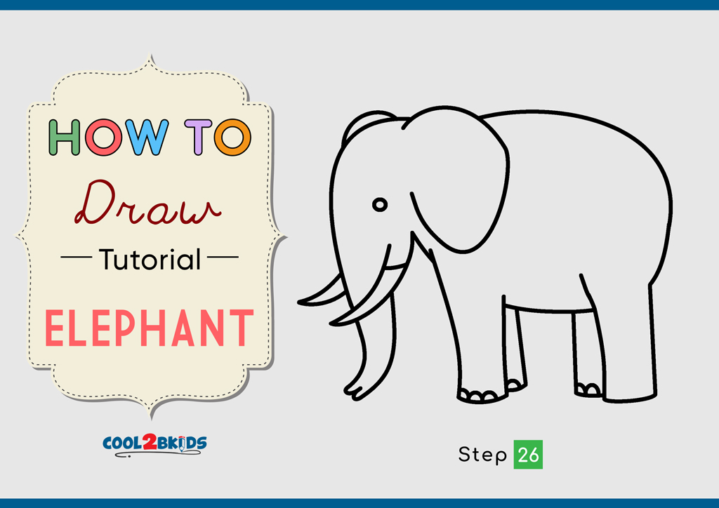 How to Draw an Elephant - Cool2bKids