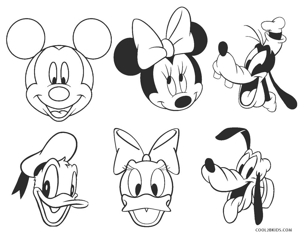 Featured image of post Cara De Mickey Mouse Para Colorear Mickey mouse est une petite souris noire de bande dessin e invent e par walt disney