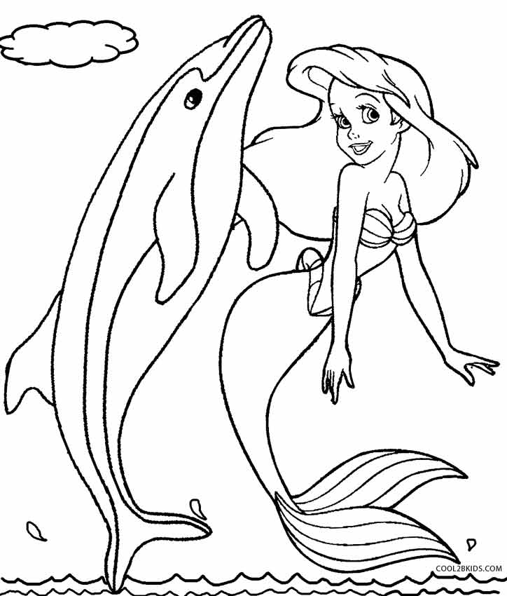 Dibujos de Sirena para colorear - Páginas para imprimir gratis