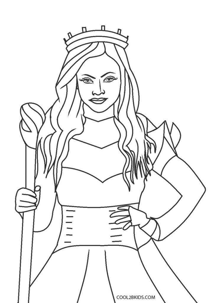 Free Printable Descendants Coloring Pages For Kids