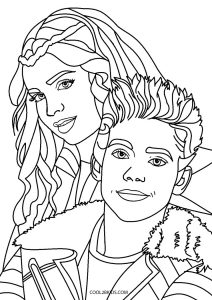 Free Printable Descendants Coloring Pages For Kids