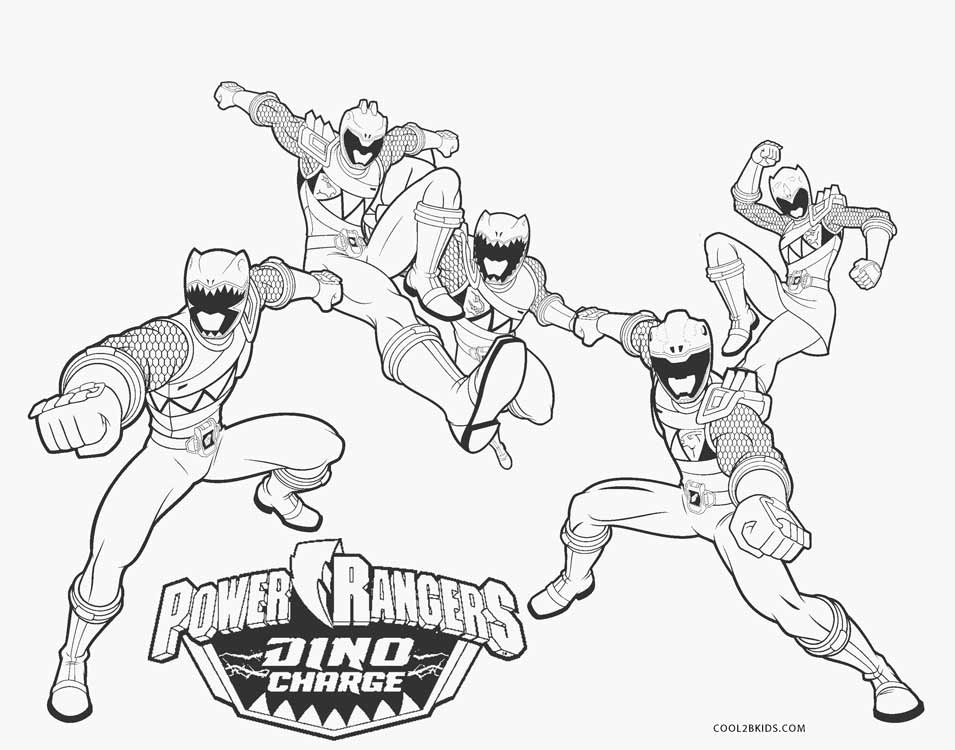 Dibujos de Power Ranger para colorear - Páginas para imprimir gratis