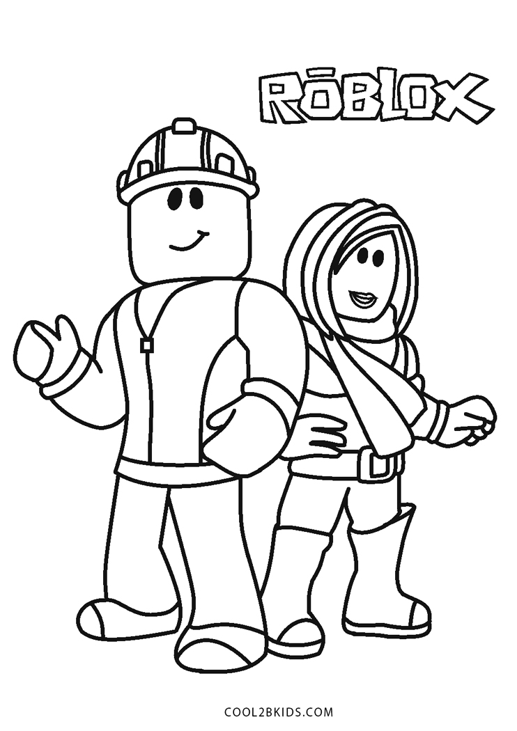 Roblox Coloring Pages Free Printable Sheets For Kids From Roblox Game ...