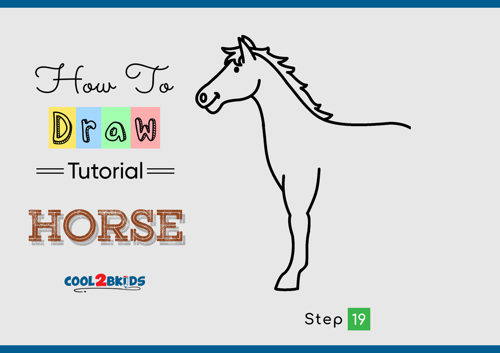 How to Draw a Horse - Cool2bKids