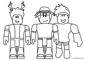 Roblox Unicorn Avatar Coloring Page