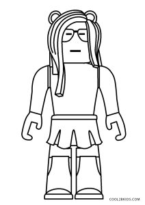 Roblox Video Game Character Coloring Page · Creative Fabrica