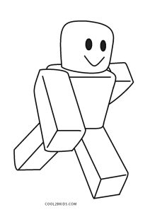 How To Draw A Roblox Noob, Coloring Page, Trace Drawing