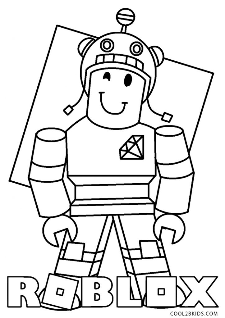 Roblox Coloring Pages Free Printable - Printable Blank World