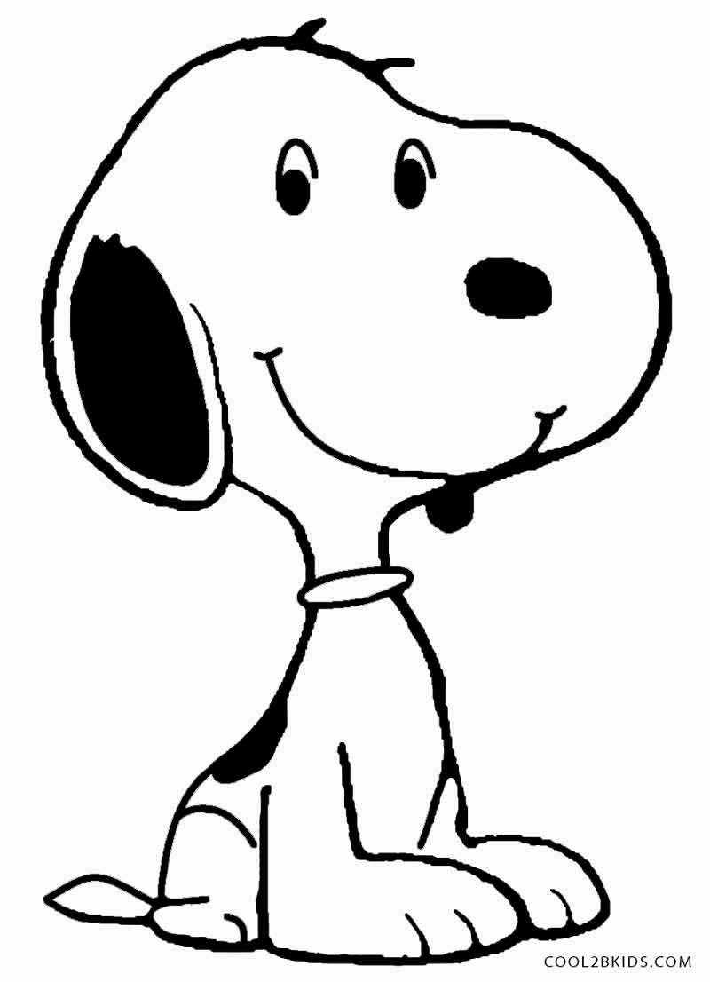 Dibujos de Snoopy para colorear - Páginas para imprimir gratis