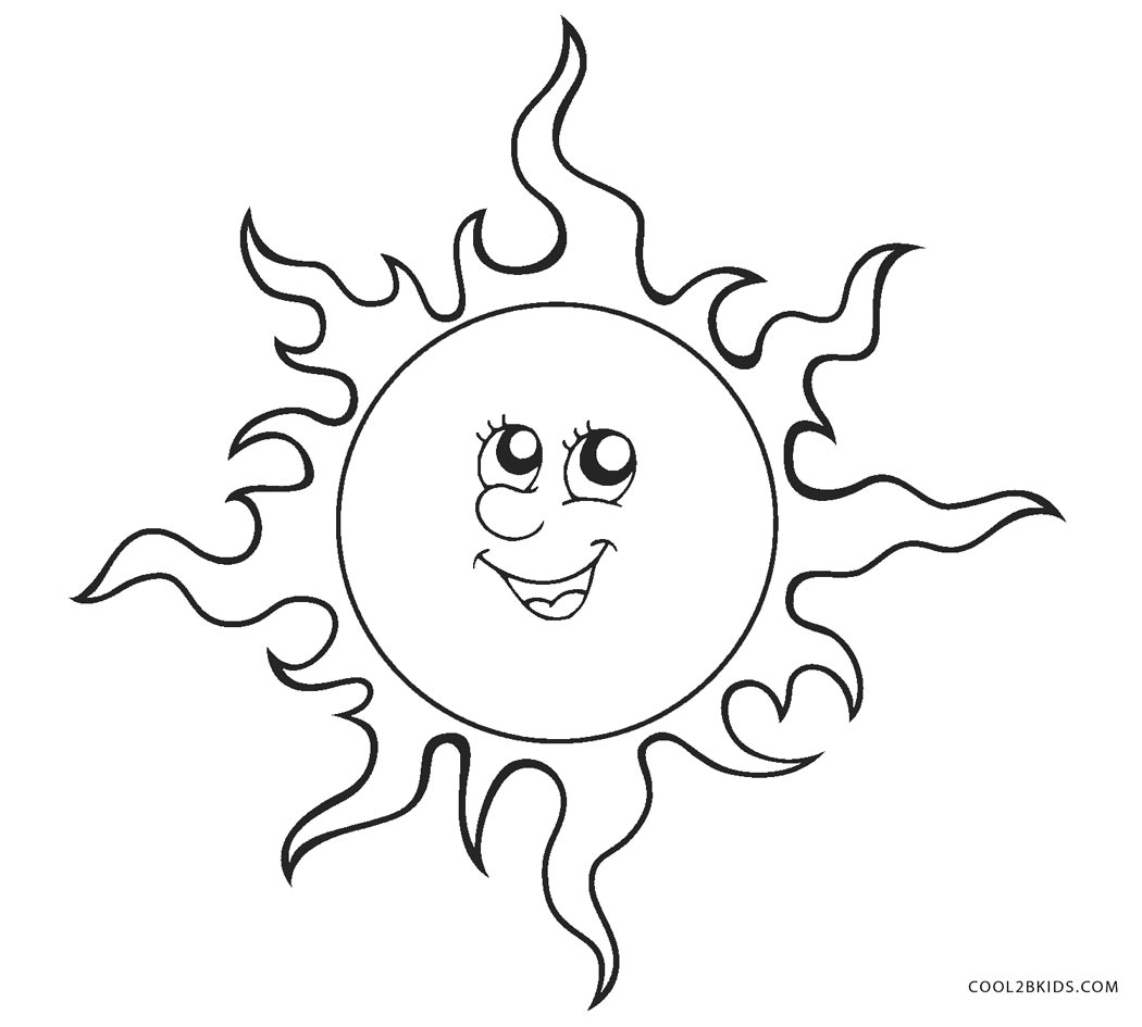 Dibujos de Sol para colorear - Páginas para imprimir gratis