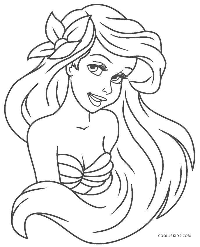 Dibujos de Ariel para colorear - Páginas para imprimir gratis