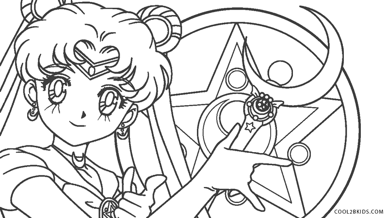 Dibujos de Sailor Moon para colorear - Páginas para imprimir gratis