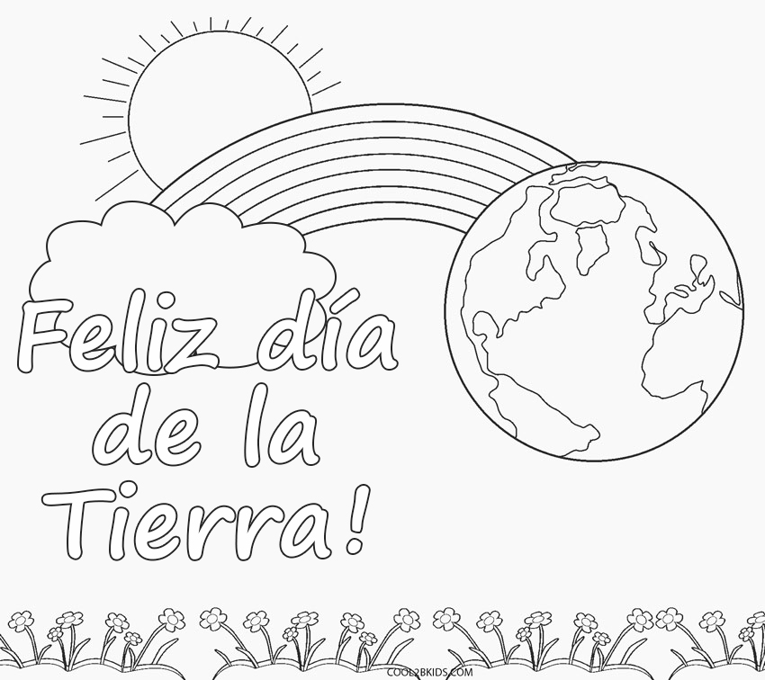 Dibujos de Día de la Tierra para colorear - Páginas para imprimir gratis