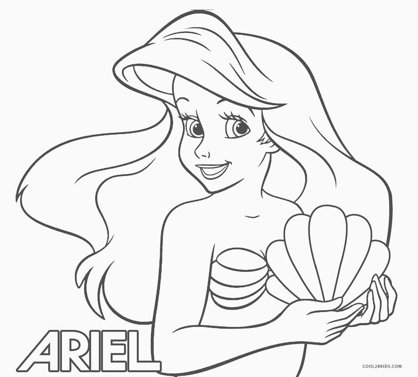 Dibujos De Ariel Para Colorear Páginas Para Imprimir Gratis 