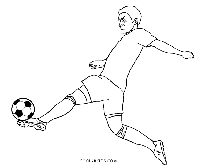 Dibujos de Fútbol para colorear - Páginas para imprimir gratis