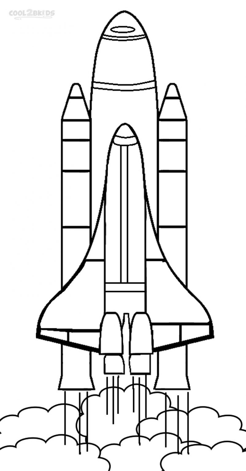 Dibujos de Nave Espacial para colorear Páginas para imprimir gratis