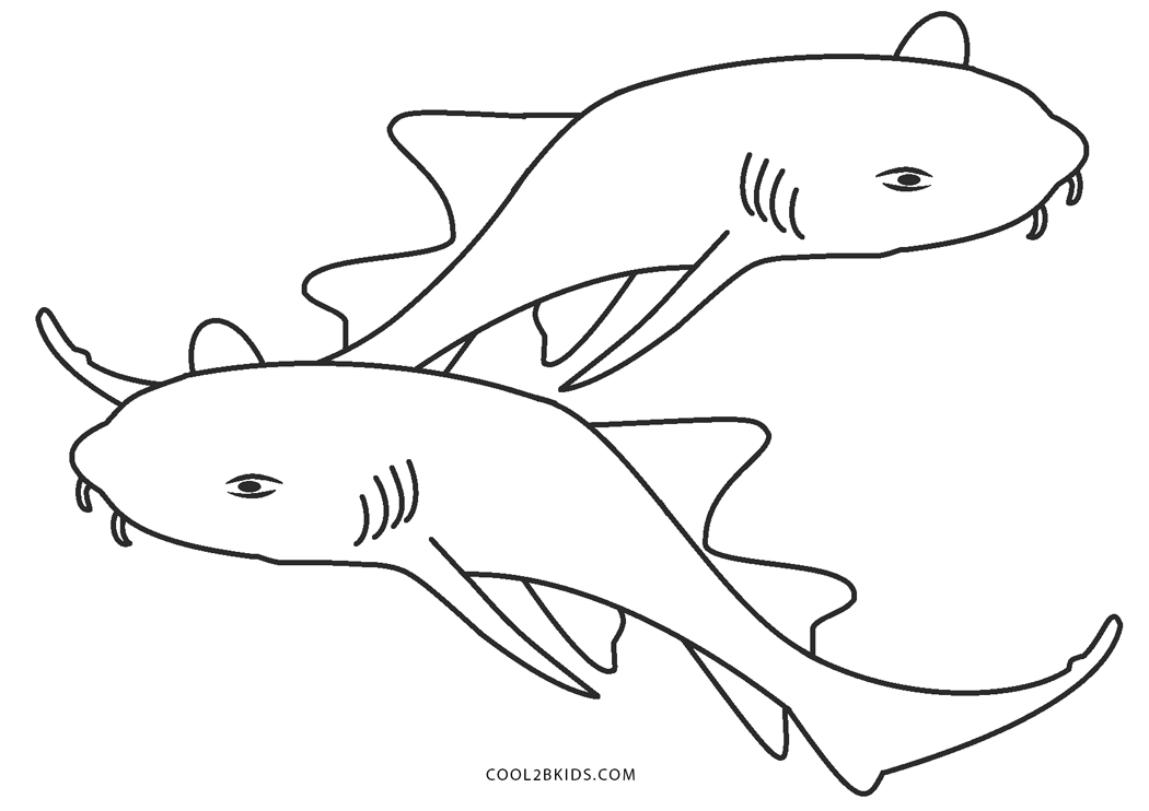 Free Printable Shark Coloring Pages For Kids