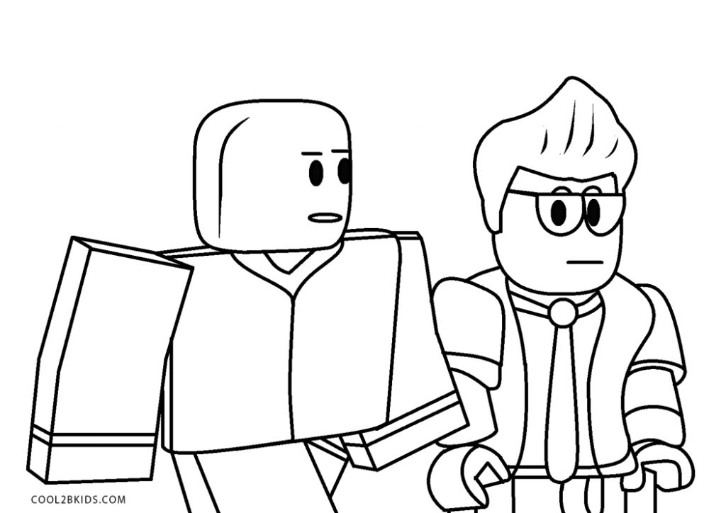 Roblox Character Coloring Pages