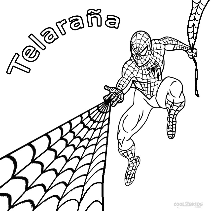 Dibujos de Telaraña para colorear - Páginas para imprimir gratis