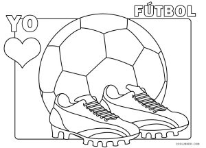 Dibujos de Fútbol para colorear - Páginas para imprimir gratis
