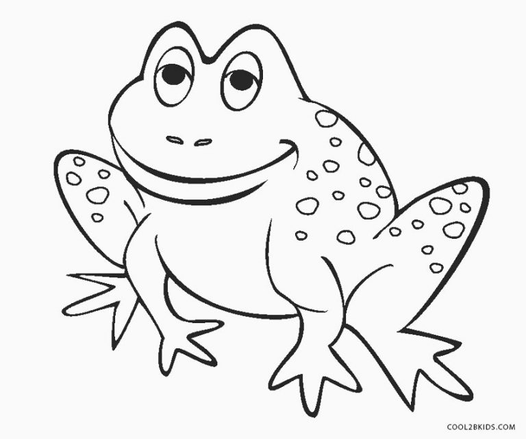 Ausmalbilder Frösche - Malvorlagen kostenlos zum ausdrucken