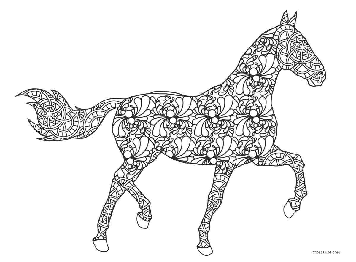 Ausmalbilder Pferde   Malvorlagen kostenlos zum ausdrucken Neu