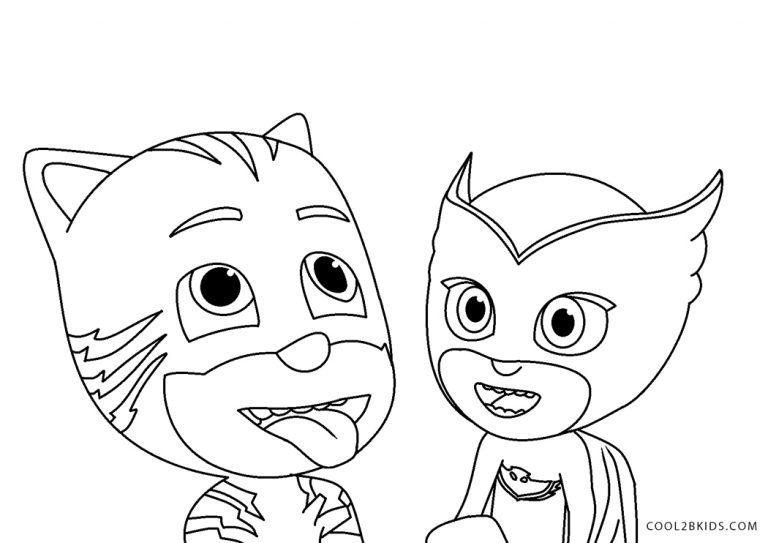 free printable pj masks coloring pages for kids