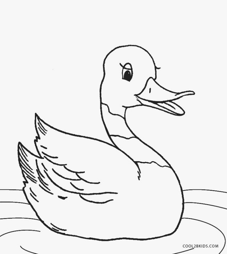 Ausmalbilder Enten - Malvorlagen kostenlos zum ausdrucken