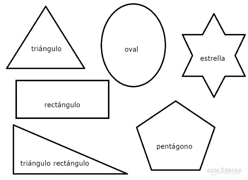 Dibujos de Formas para colorear - Páginas para imprimir gratis