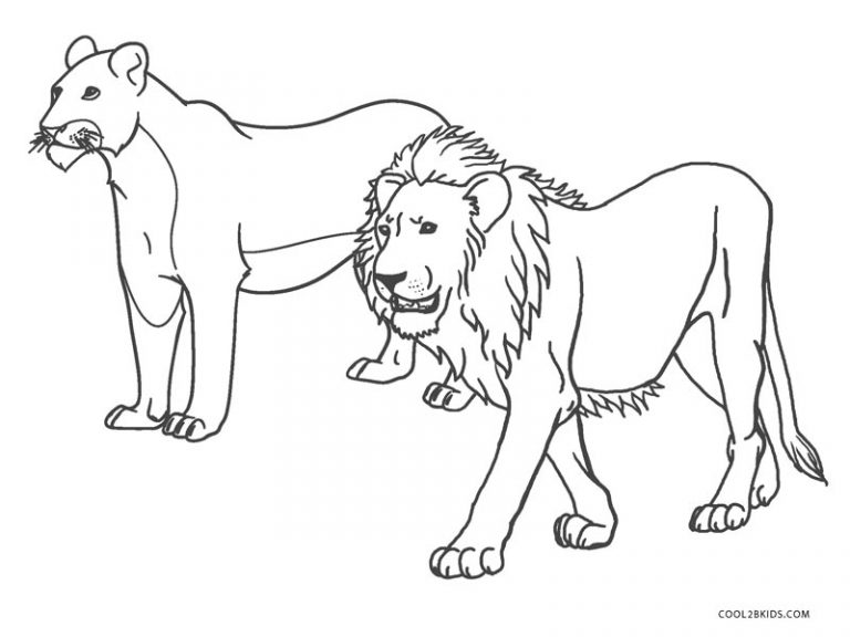 Macht die Mähne frei! Ausmalbilder Löwe – Kreativität für Groß und Klein (kostenlos!)