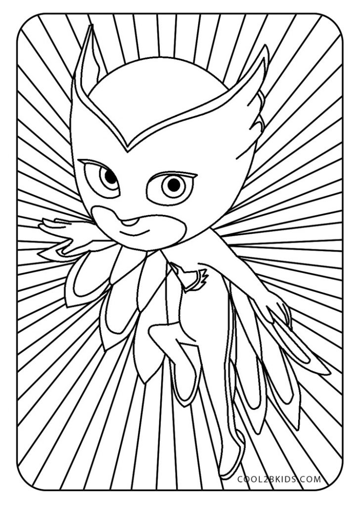 Free Printable PJ Masks Coloring Pages For Kids