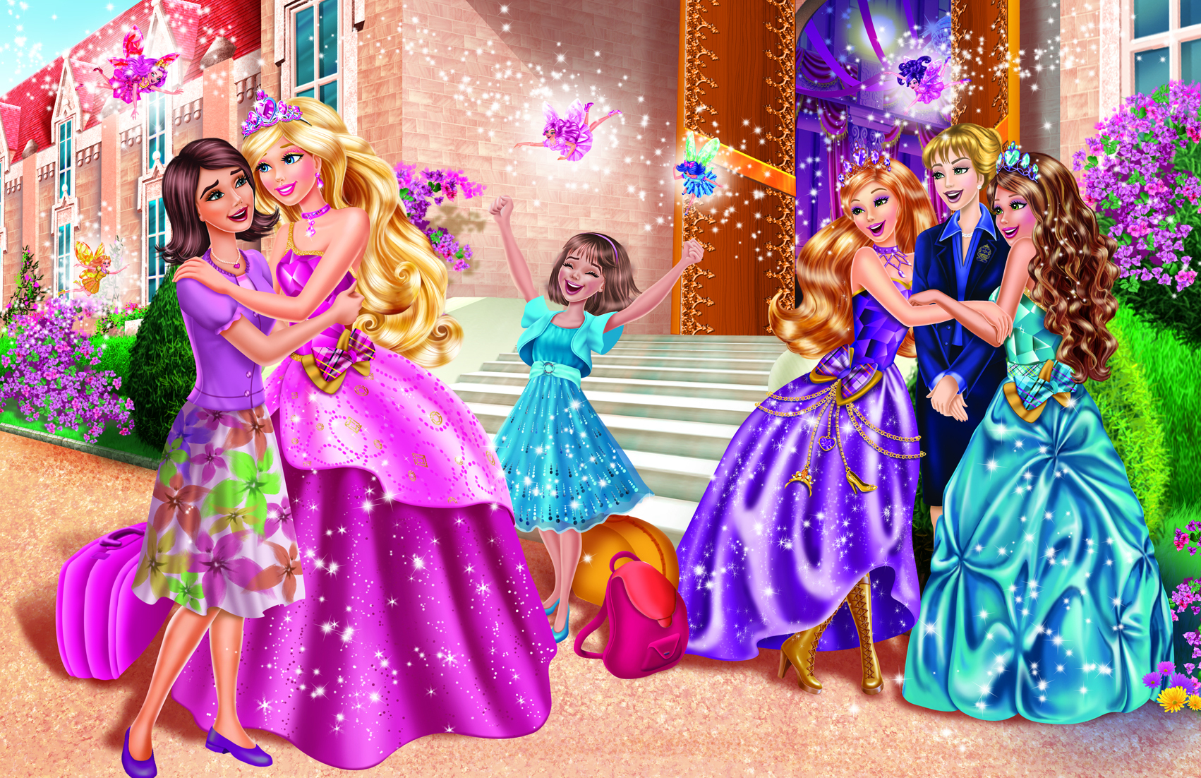 Desenhos para colorir de escola de princesas colorir 