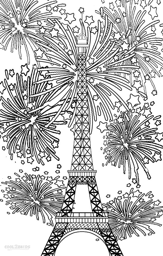 Fogo De Artifício Desenho Para Colorir - Ultra Coloring Pages