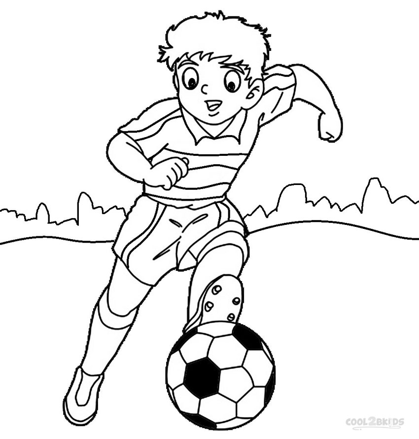 Desenhos de JOGADORES DE FUTEBOL para colorir - Desenhos para