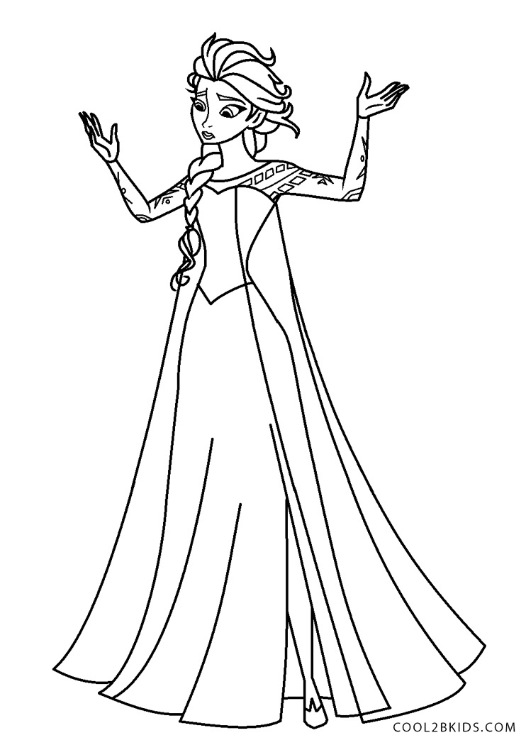 frozen-elsa-coloring-page