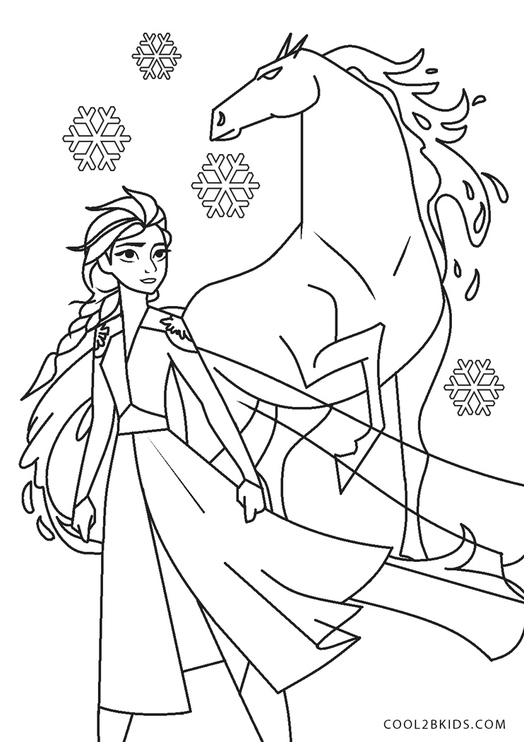 Free Printable Elsa Coloring Pages For Kids