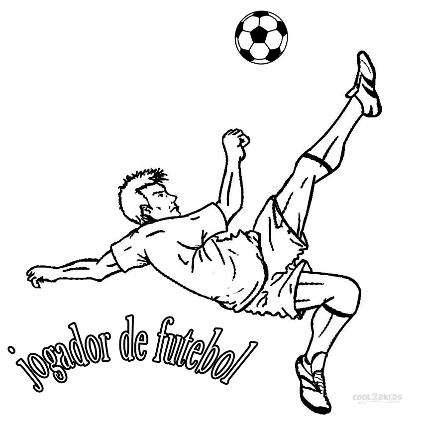 Desenhos de JOGADORES DE FUTEBOL para colorir - Desenhos para colorir -  Imprima desenhos para colorir 