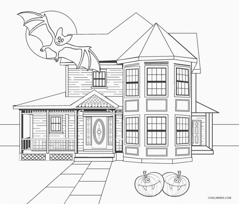Ausmalbilder Häus Malvorlagen kostenlos zum ausdrucken
