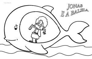 Desenhos de Jonas e a Baleia para colorir - Páginas para impressão grátis