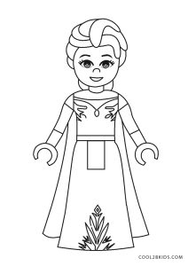 free printable elsa coloring pages for kids