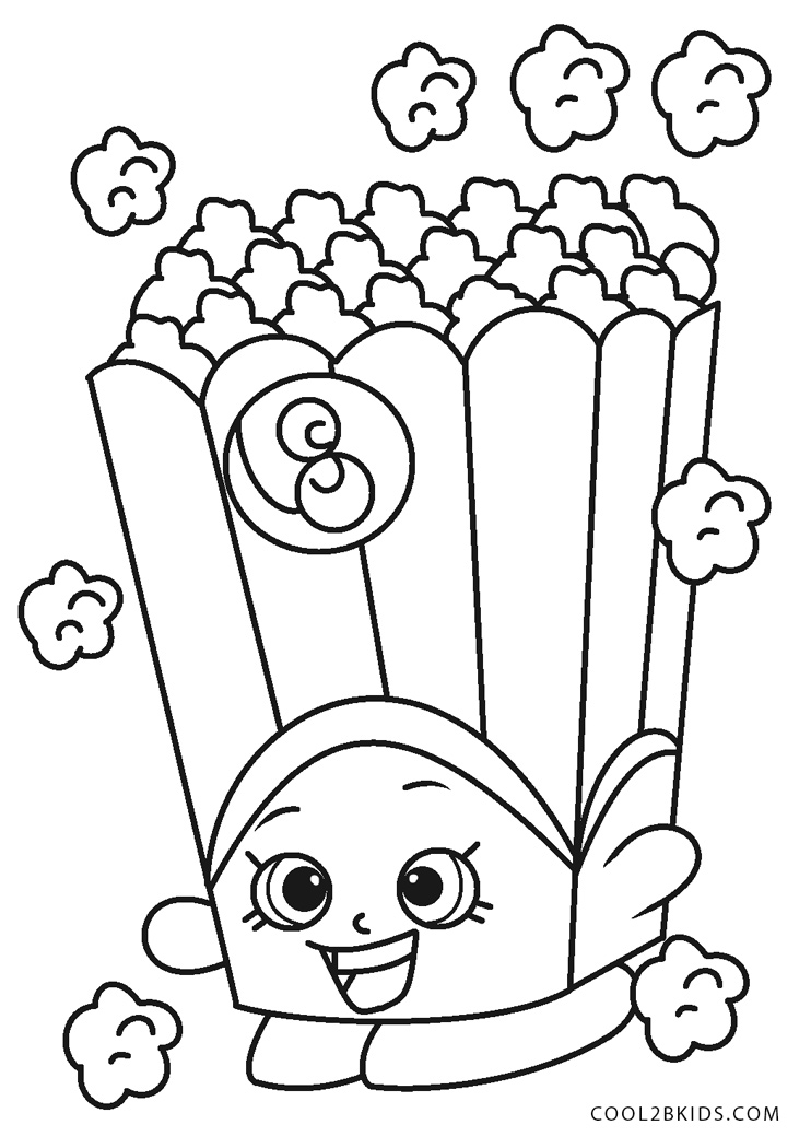 Desenhos de Shopkins para colorir Páginas para impressão grátis